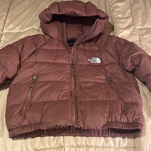 The North Face  Maroon Puffer Jacket